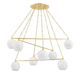 Asbury Park Chandelier - 8-Light by Hudson Valley