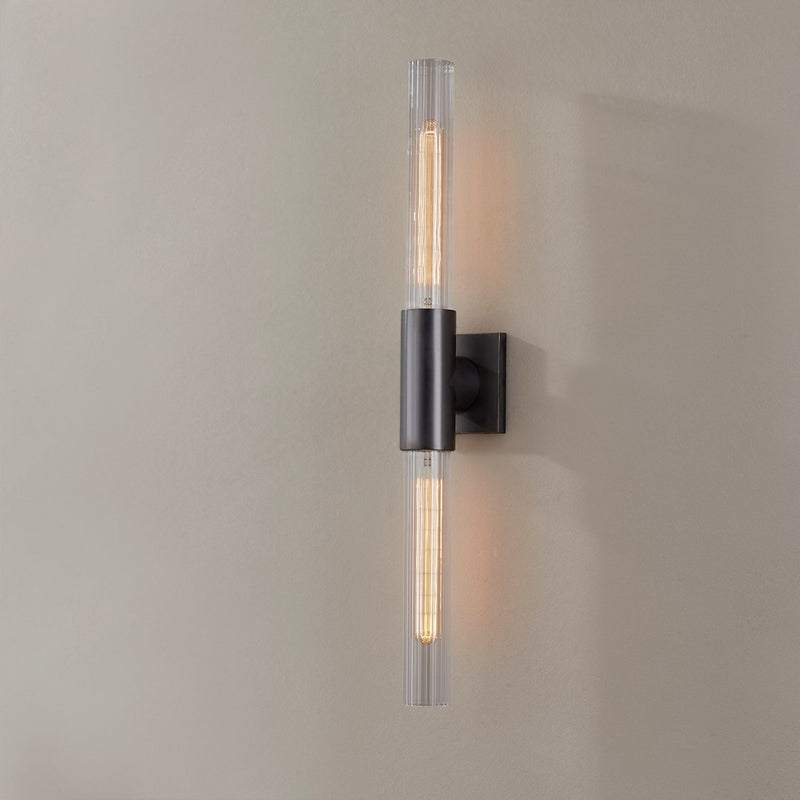 Asher Wall Sconce By Hudson Valley, Finish: Old Bronze