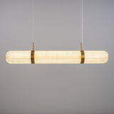Ashford Linear Pendant Light - Antique Brass