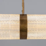 Ashford Linear Pendant Light - Antique Brass