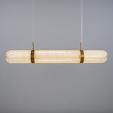 Ashford Linear Pendant Light - Antique Brass