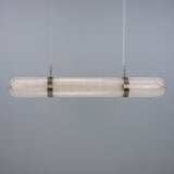 Ashford Linear Pendant Light - Antique Silver