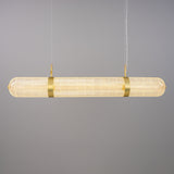Ashford Linear Pendant Light - Satin Brass
