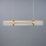 Ashford Linear Pendant Light - Satin Brass
