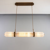 Ashford Neo-Victorian Linear Pendant Antique Brass