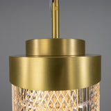 Ashford Vertical Pendant - Satin Brass