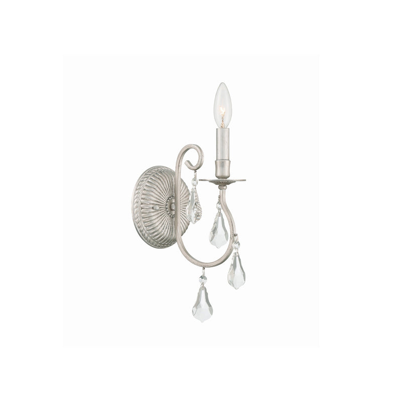 Ashton 1-Light Sconce 5.5'' Olde Silver