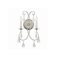 Ashton 2-Light Sconce 10.5'' Olde Silver