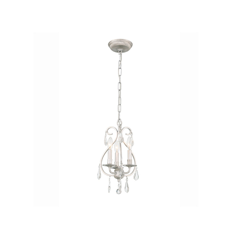 Ashton Chandelier 10'' Olde Silver