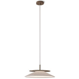 Asia Pendant Light Medium Brushed Bronze Nickel By Contradi