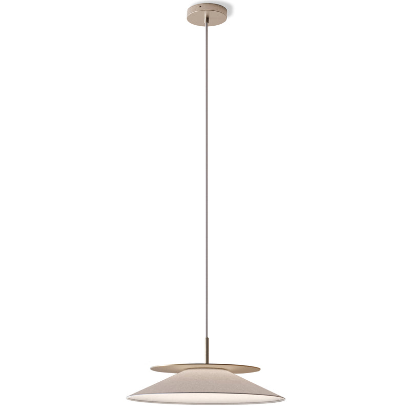 Asia Pendant Light Medium Satin Gold Nickel By Contradi