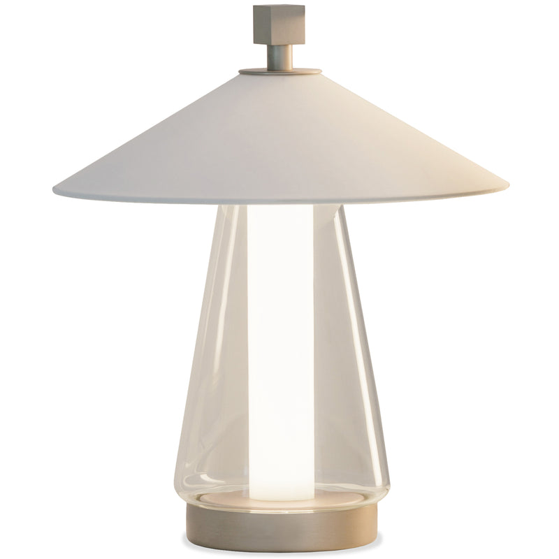 Asia Table Lamp Small Satin Golden Nickel By Contardi
