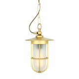 Asmara Frosted Well Glass Pendant