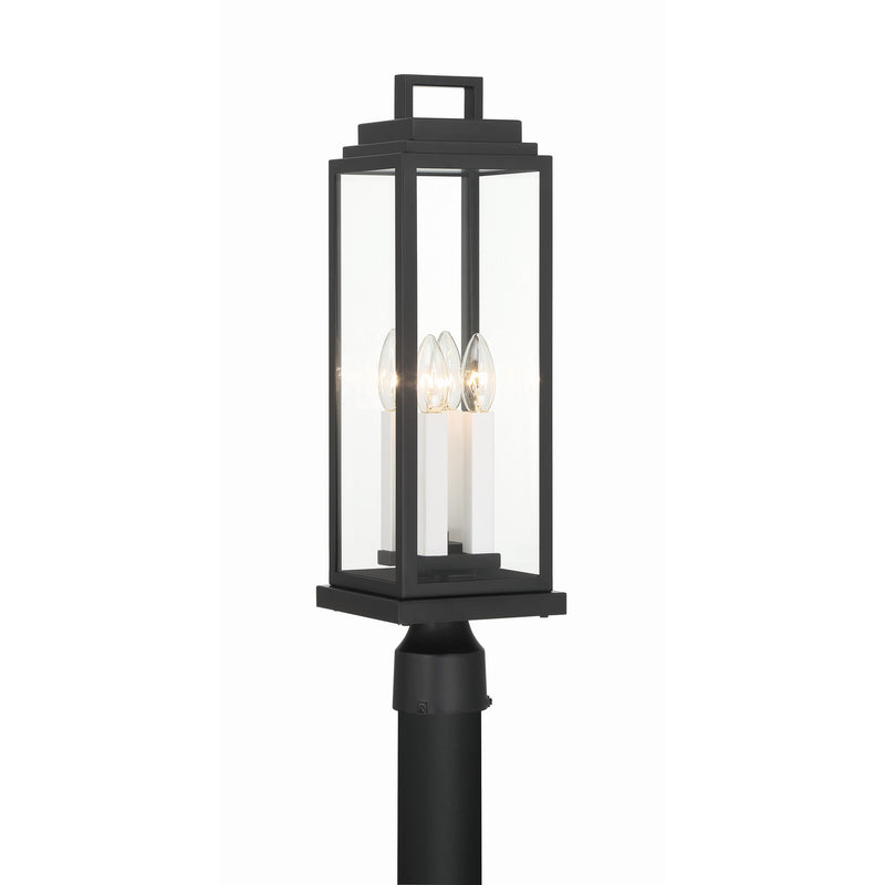 Aspen Outdoor Post Light 6.5'' Matte Black