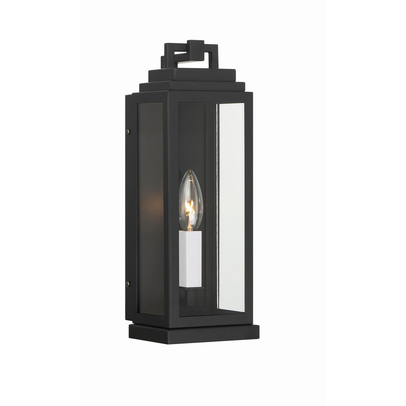 Aspen Outdoor Sconce 5" Matte Black