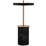 Asteria Move Mini Portable Lamp Black Marble By UMAGE 