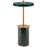 Asteria Move Mini Portable Lamp Green Marble By UMAGE   - Side View