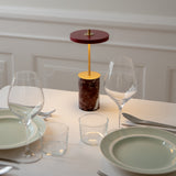 Asteria Move Mini Portable Lamp Red Marble By UMAGE - Lifestyle View3