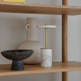 Asteria Move Mini Portable Lamp White Marble By UMAGE - Lifestyle View1