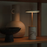 Asteria Move Mini Portable Lamp White Marble By UMAGE - Lifestyle View2
