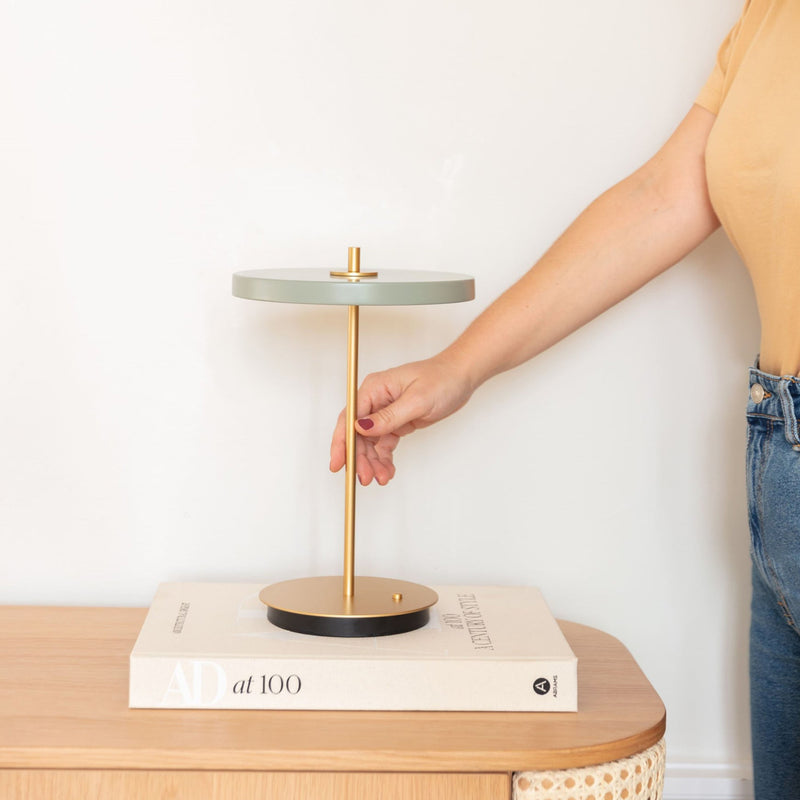 Asteria Nuance Portable Lamp Nuance Olive By UMAGE - Lifestyle View11