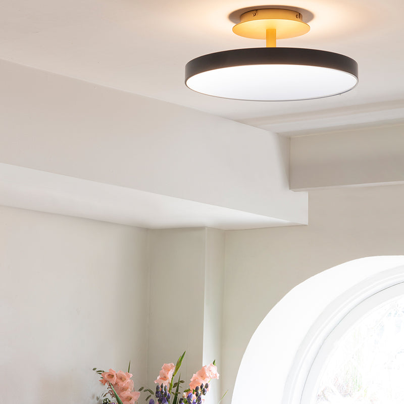 Asteria Up Medium Ceiling Light Anthracite Grey By UMAGE - Lifestyle View