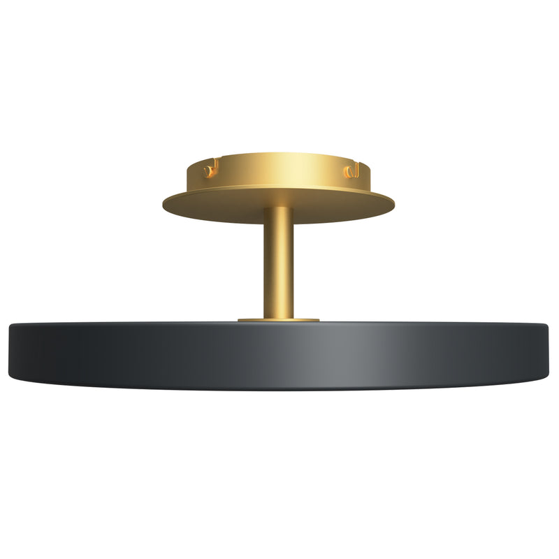 Asteria Up Medium Ceiling Light Anthracite Grey By UMAGE - Side View2