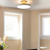 Asteria Up Medium Ceiling Light Pearl White By UMAGE - Lifestyle View