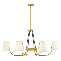 Aston Medium Six Light Linear - Heritage Brass - by Hinkley