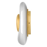 Astra LED Sconce - Unlacquered Brass