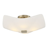 Astra Semi-Flush Mount in Soft Gold by Hubbardton Forge