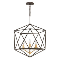 Astrid Large Open Frame Pendant - Metallic Matte Bronze - by Hinkley
