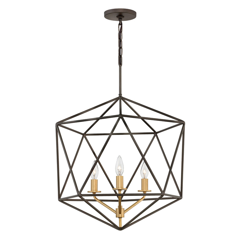 Astrid Large Open Frame Pendant - Metallic Matte Bronze - by Hinkley