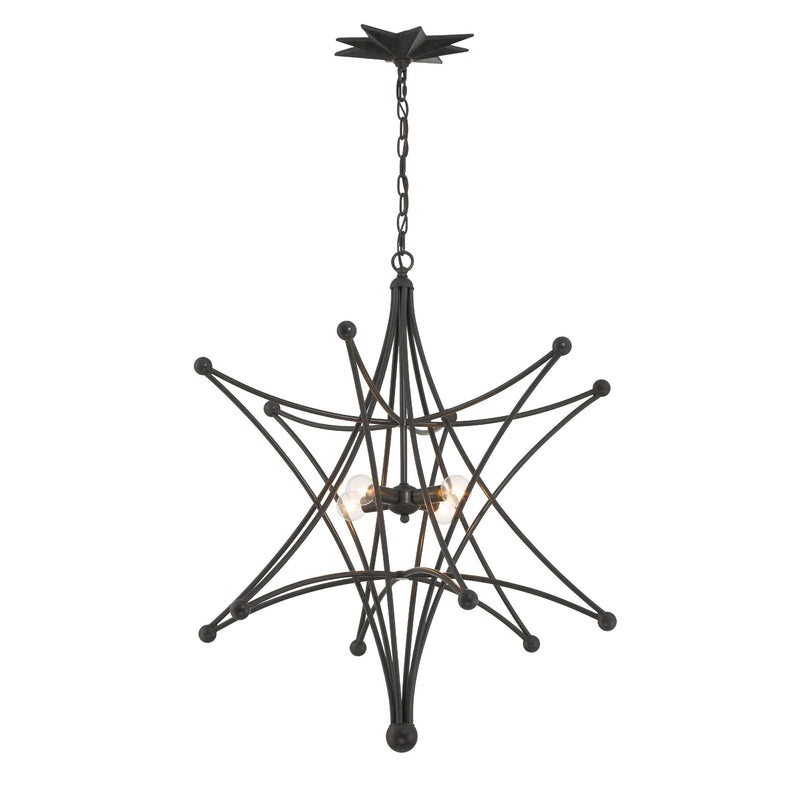 Astro Chandelier 27'' Black