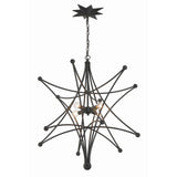 Astro Chandelier 27'' Black