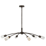 Atera Large Single Tier Chandelier - Black Oxide - by Fredrick Ramond