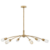 Atera Large Single Tier Chandelier - Heritage Brass - by Fredrick Ramond