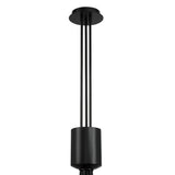 Athena Chandelier by Eurofase - Matte Black illuminated lifestyle photo