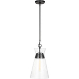 Atlantic Narrow Pendant — 10 5/8", Aged Iron