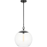 Atlantic Round Pendant — 16", Aged Iron