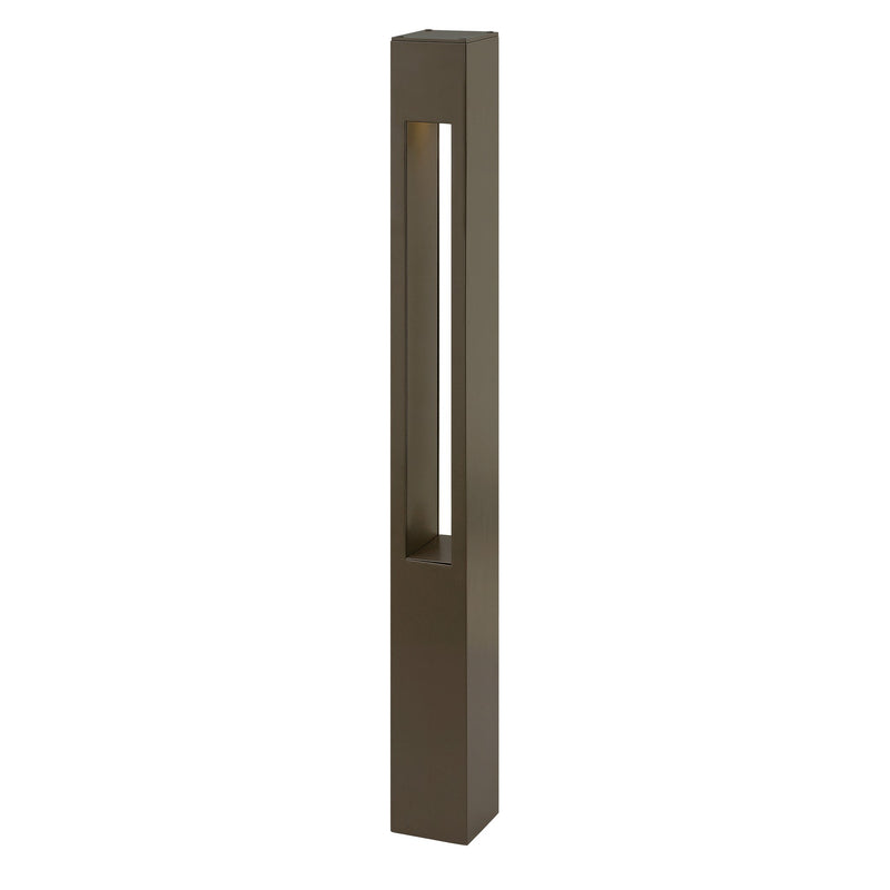 Atlantis Large Square 120v Bollard - Bronze - by Hinkley