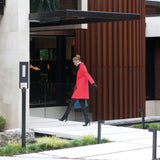 Atlantis Path Light Satin Black By Hinkley - Lifestyle View2