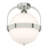 Atlas Semi-Flush Mount in Sterling by Hubbardton Forge