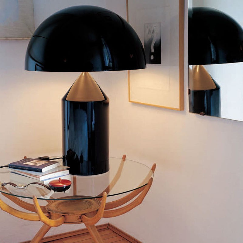 Atollo Metal Table Lamp, Size: Large, Finish: Black