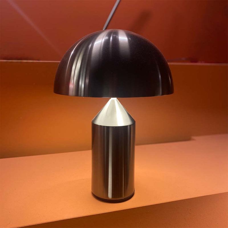 Atollo Metal Table Lamp, Size: Small, Finish: Black