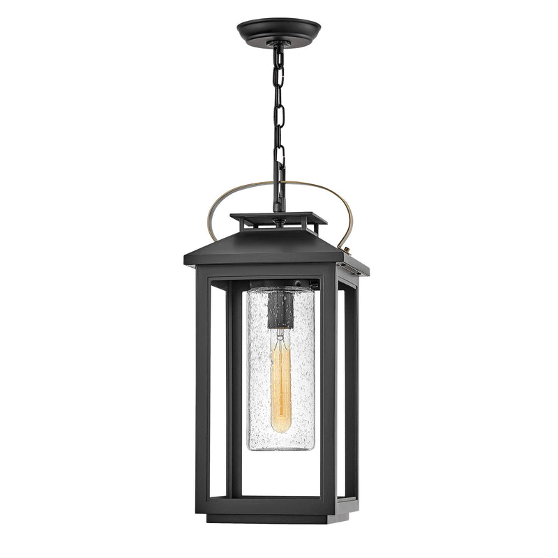 Atwater Large Hanging Lantern - Black - by Hinkley