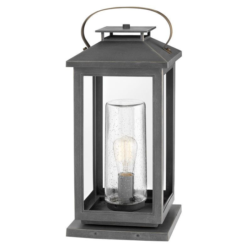 Atwater Large Pier Mount Lantern - Ash Bronze - by Hinkley