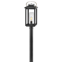 Atwater Large Post Mount Lantern - Black - by Hinkley