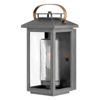Atwater Wall Mount Lantern - Ash Bronze - by Hinkley
