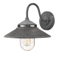 Atwell Medium Wall Mount Barn Light - Aged Zinc - by Hinkley